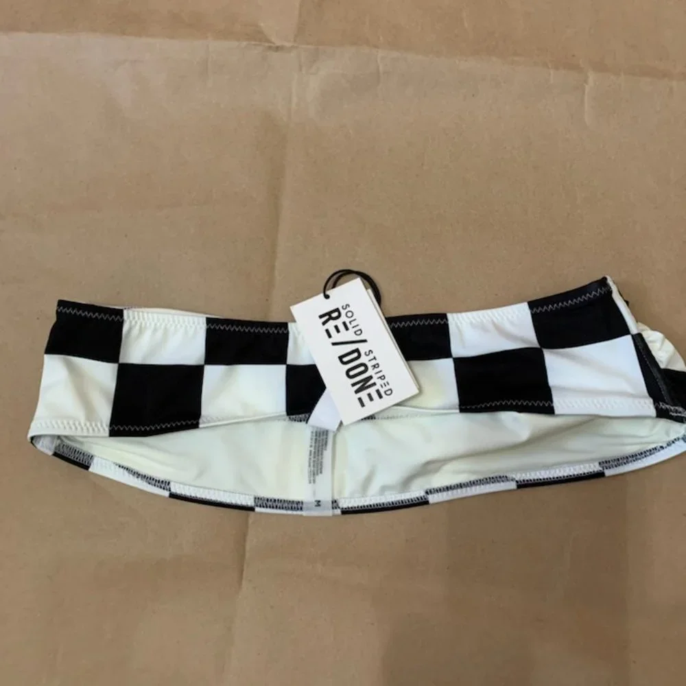 RE/DONE and SOLID & STRIPED Checkered Malibu Top